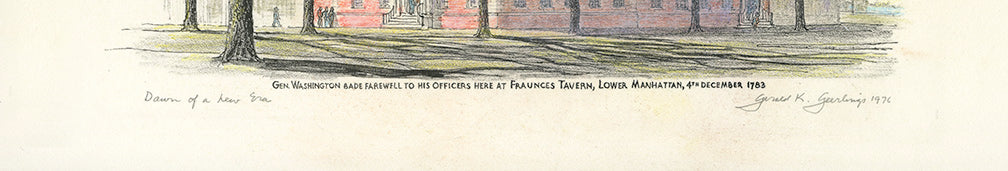 Dawn of a New Era. (Frances Tavern) (New York City).