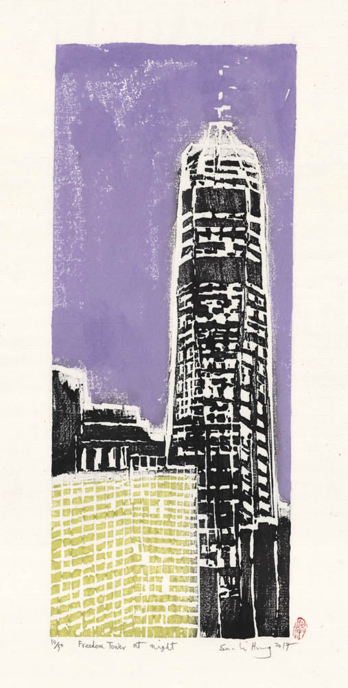 Freedom Tower at Night.