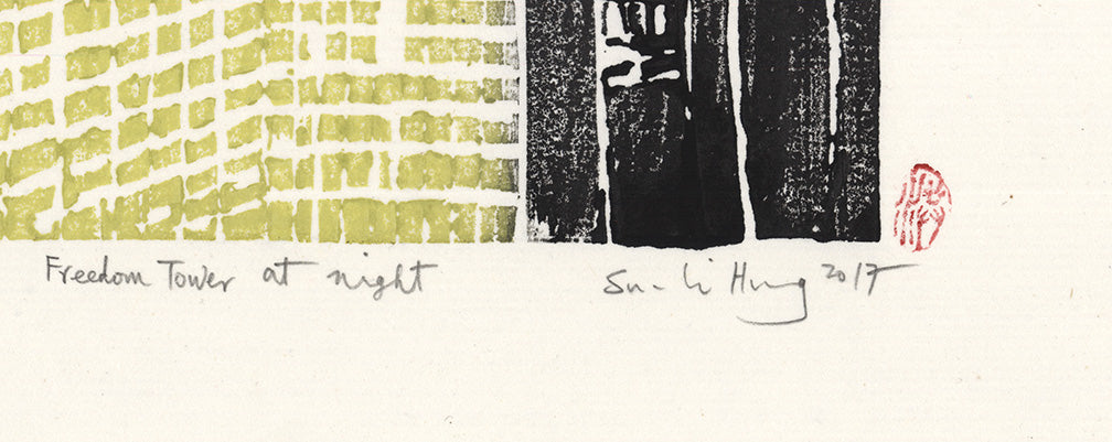 Freedom Tower at Night.